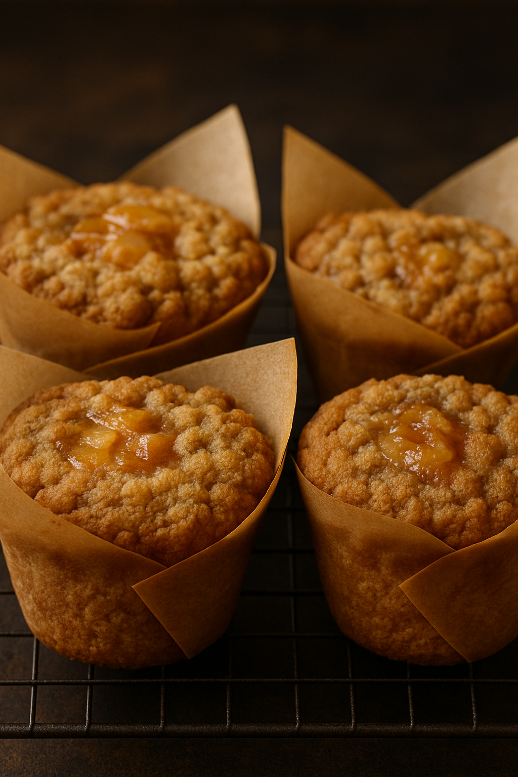 Dutch Apple Pie Muffins