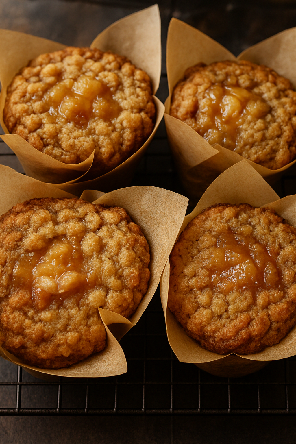 Dutch Apple Pie Muffins